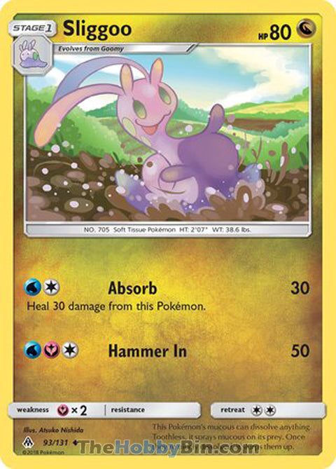 0093 Sliggoo Uncommon Forbidden Light