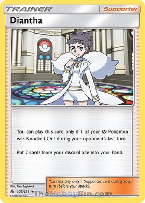 0105 Diantha Holo Rare Forbidden Light