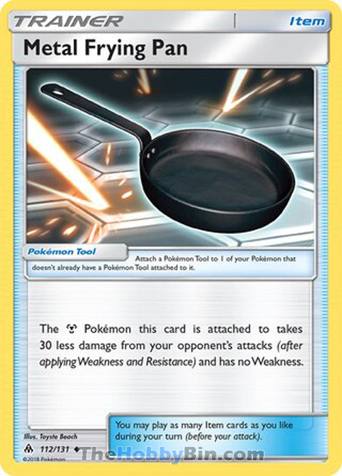 0112 Metal Frying Pan Uncommon Forbidden Light