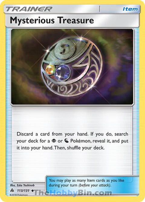 0113 Mysterious Treasure Uncommon Forbidden Light