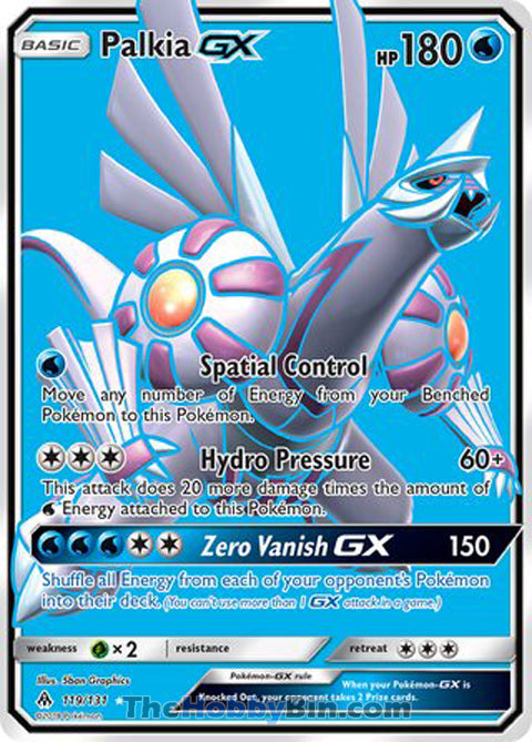 Palkia GX #119/131 Ultra Rare - Forbidden Light Pokemon card