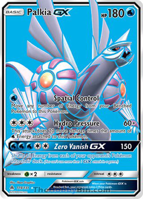 0119 Palkia GX Ultra Rare Forbidden Light