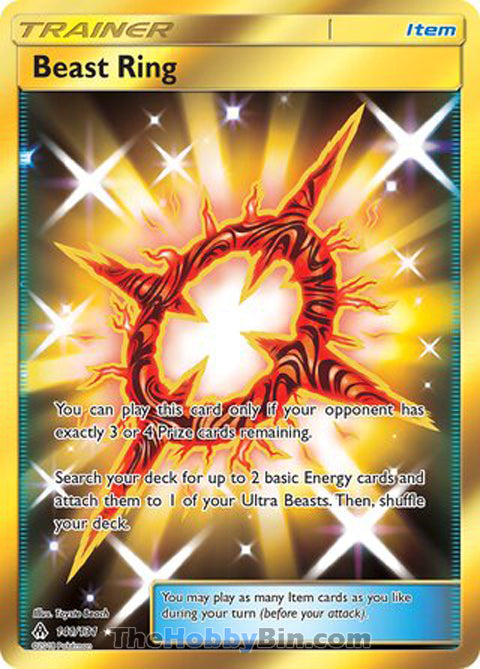 0141 Beast Ring Secret Rare Forbidden Light