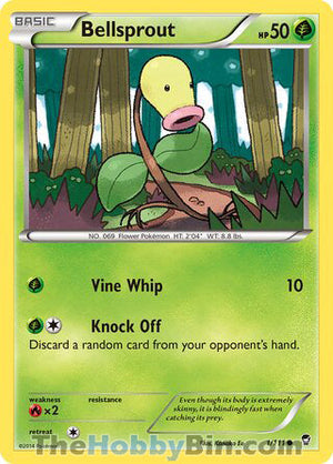 0001 Bellsprout Common Furious Fists