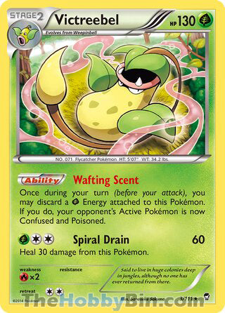 Victreebel #3/111 Holo Rare - Furious Fists Pokemon card