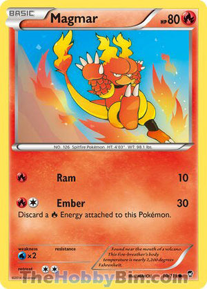 0010 Magmar Common Furious Fists