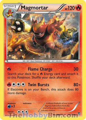 0011 Magmortar Rare Furious Fists
