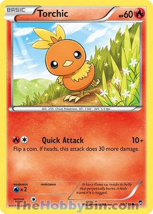 0012 Torchic Common Furious Fists