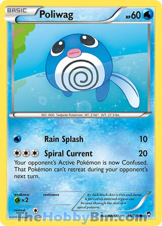 Poliwag Furious Fists Common #15/111