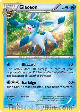 Glaceon Furious Fists Rare #19/111