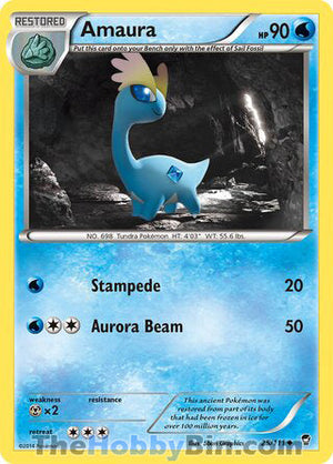 0025 Amaura Uncommon Furious Fists