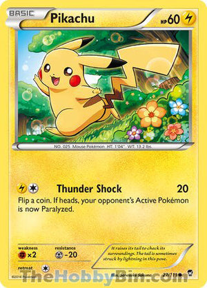 0027 Pikachu Common Furious Fists
