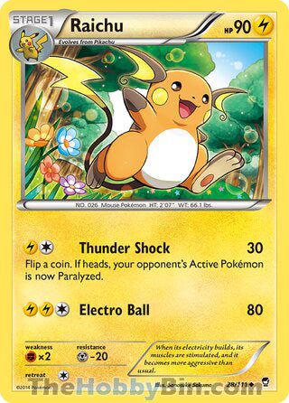 Raichu Furious Fists Uncommon #28/111