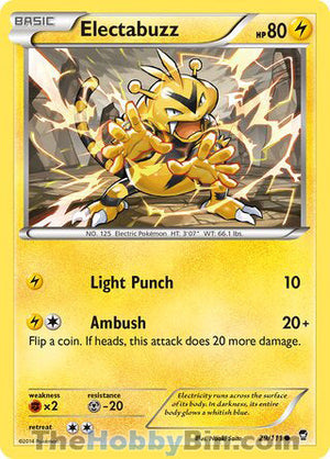 0029 Electabuzz Common Furious Fists