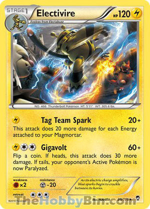0030 Electivire Rare Furious Fists