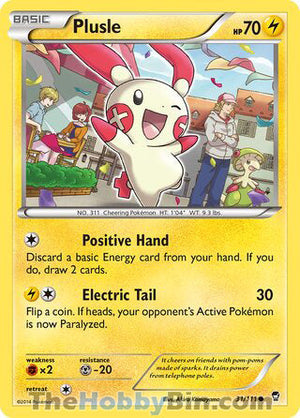 0031 Plusle Common Furious Fists