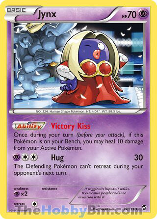 Jynx #37/111 Rare - Furious Fists Pokemon card