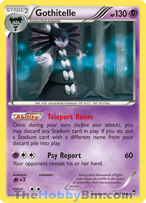 0041 Gothitelle Rare Furious Fists