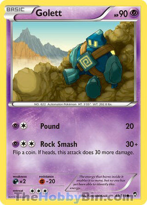 0042 Golett Common Furious Fists