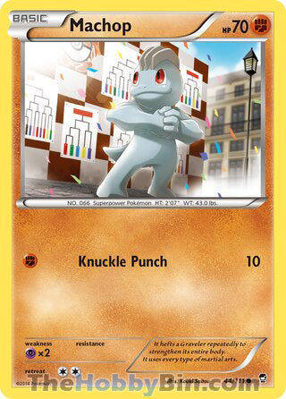 Machop Furious Fists Common #44/111