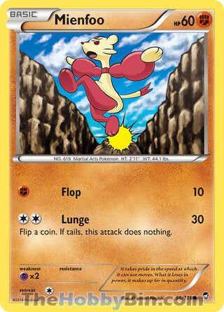 0056 Mienfoo Common Furious Fists