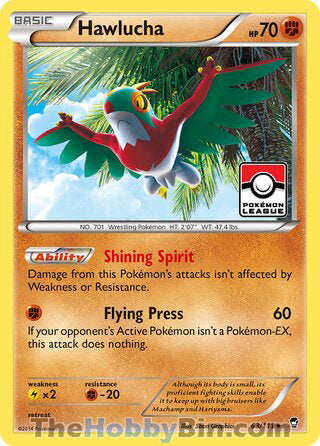 0063 Hawlucha Holo Rare Furious Fists