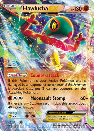 0064 Hawlucha EX Ultra Rare Furious Fists