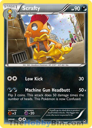 Scrafty Furious Fists Uncommon #67/111