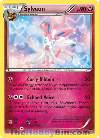 Sylveon #72/111 Rare - Furious Fists Pokemon card