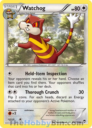 0085 Watchog Uncommon Furious Fists