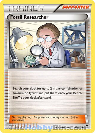 0092 Fossil Researcher Uncommon Furious Fists