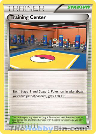 Training Center #102/111 Uncommon - Furious Fists Pokemon card
