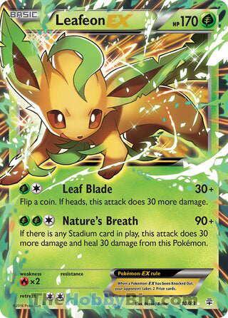0010 Leafeon EX Ultra Rare Generations