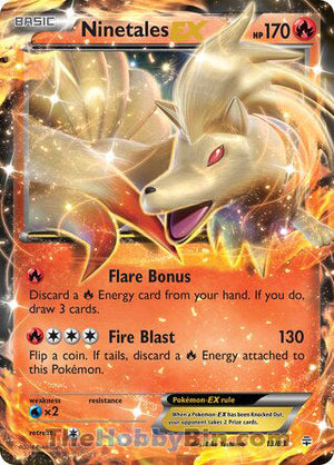 0013 Ninetales EX Ultra Rare Generations