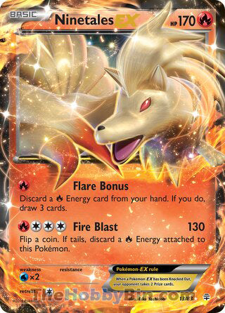 0013 Ninetales EX Ultra Rare Generations