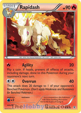 0015 Rapidash Rare Generations