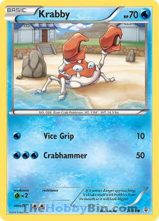 0021 Krabby Common Generations