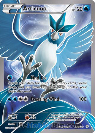 Articuno #25/83 Holo Rare - Generations Pokemon card