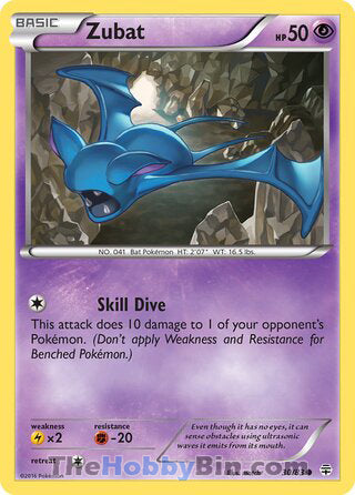 Zubat #30/83 Common - Generations Pokemon card