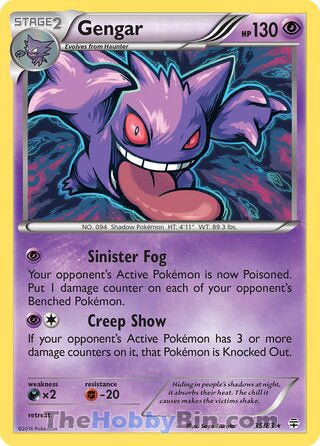 Gengar Generations Holo Rare #35/83