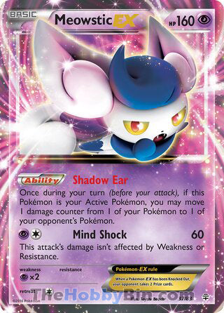 0037 Meowstic EX Ultra Rare Generations