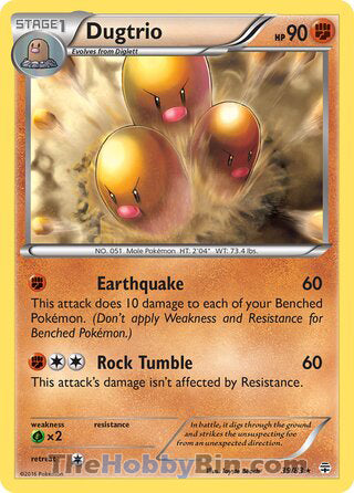 0039 Dugtrio Rare Generations