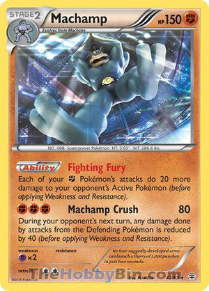 0042 Machamp Holo Rare Generations