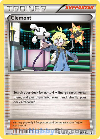 Clemont #59/83 Uncommon - Generations Pokemon card