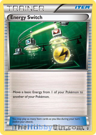 Energy Switch Generations Uncommon #61/83