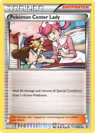 0068 Pokemon Center Lady Uncommon Generations