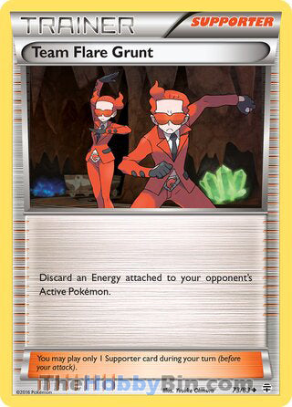 Team Flare Grunt Generations Uncommon #73/83