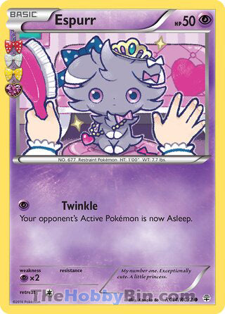 Espurr #RC14/RC32 Common - Generations Pokemon card