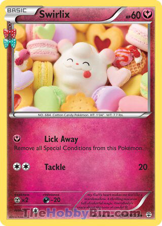 Swirlix #RC19/RC32 Uncommon - Generations Pokemon card