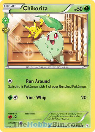 Chikorita #RC1/RC32 Common - Generations Pokemon card
